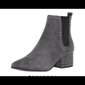 Marc FisherTango Gray Studded Suede Bootie NWT
